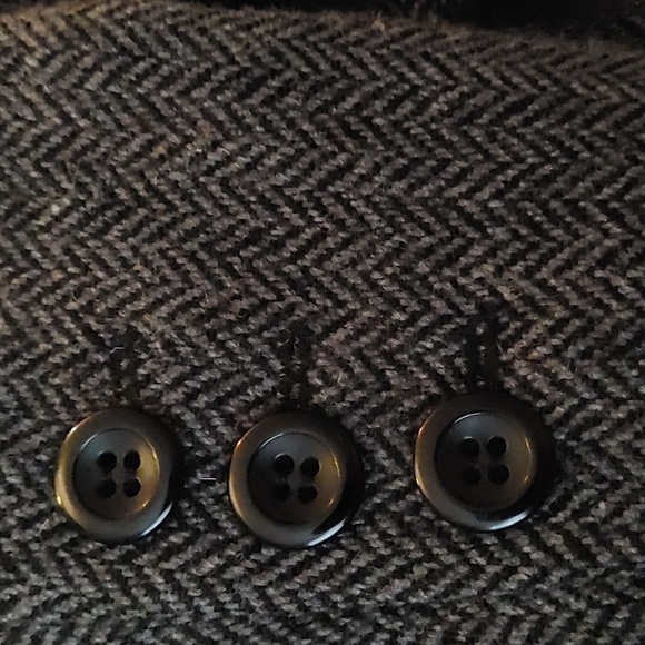 Vintage La Redoute Herringbone wool blend blazer - Picture 8 of 9